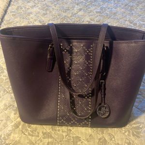 Michael Kors Purple Shoulder Handbag